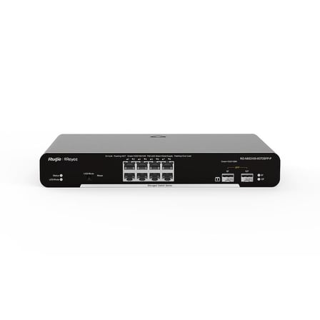 Ruijie Reyee RG-NBS3100-8GT2SFP 8 Port Gigabit + 2XGB SFP Uplink L2 Yönetilebilir Rackmount Switch