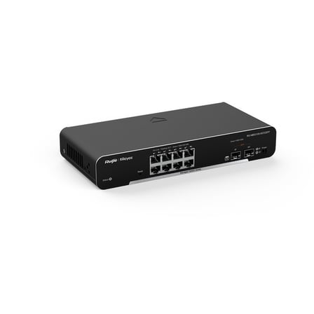 Ruijie Reyee RG-NBS3100-8GT2SFP 8 Port Gigabit + 2XGB SFP Uplink L2 Yönetilebilir Rackmount Switch