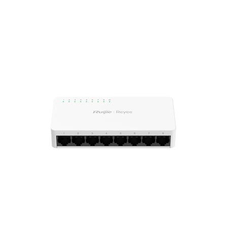 Ruijie Reyee RG-ES08F 8 Port 10/100 TAK Çalıştır Plastik Kasa Swich