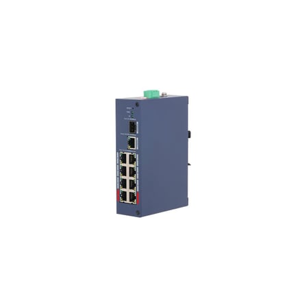Dahua CHS4110-8ET-110 8 Port 10/100+1XGB RJ45/1XGB SFP Uplink 110W POE Cloud Yönetilebilir Endüstriy