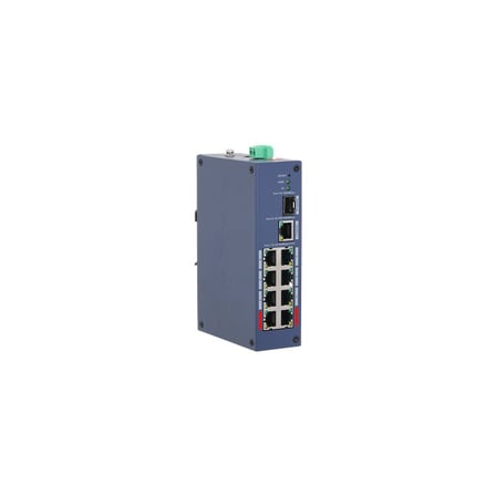 Dahua CHS4110-8ET-110 8 Port 10/100+1XGB RJ45/1XGB SFP Uplink 110W POE Cloud Yönetilebilir Endüstriy