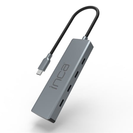 Inca ITPT-4T Type-C Hub X4 Type-C Port 3.1 10GBPS Alüminyum Kasa Çoklayıcı