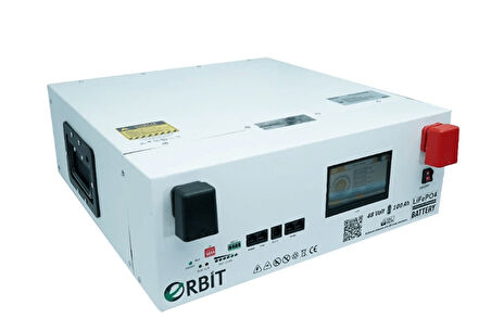 Orbit 48V 100Ah Ekranlı LifePO4 Lityum Akü 