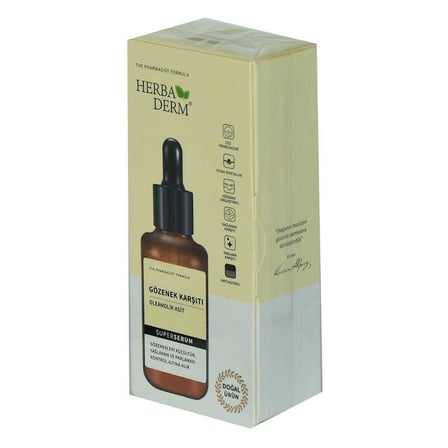 Superserum Oleanolik Asit Gözenek Karşıtı Doğal Yüz Serumu 30 ML - OEM458-10024