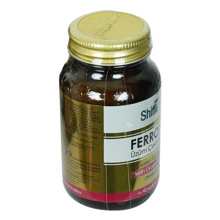 Shiffa Home Ferrovitec Üzüm Çekirdeği Ekstresi Diyet Takviyesi 710 Mg x 60 Kapsül - OEM458-10132