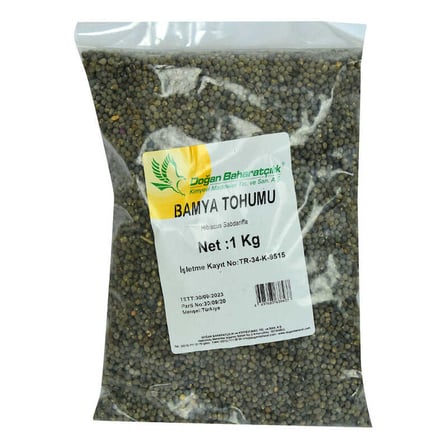 Doğal Bamya Tohumu 1000 Gr Paket - OEM458-10166