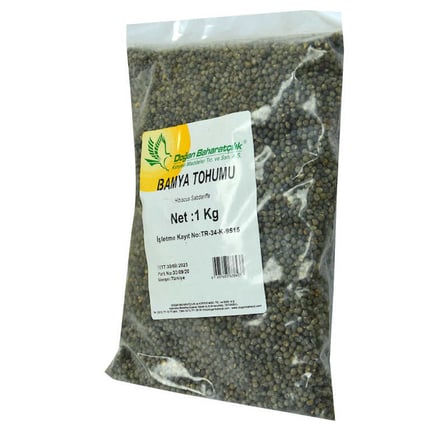 Doğal Bamya Tohumu 1000 Gr Paket - OEM458-10166