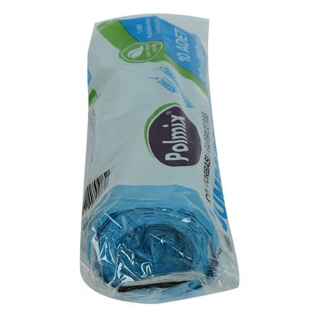 Çöp Torbası Jumbo Boy 80x110Cm 220Gr 27Mikron 90Lt Mavi Rulo 10 Adet - OEM458-10182