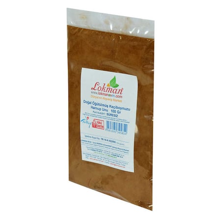 Keçiboynuzu Unu Harnup Unu Öğütülmüş Doğal 100 Gr Paket - OEM458-10192