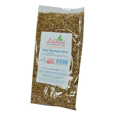 Kişniş Doğal Tane 100 Gr Paket - OEM458-10215
