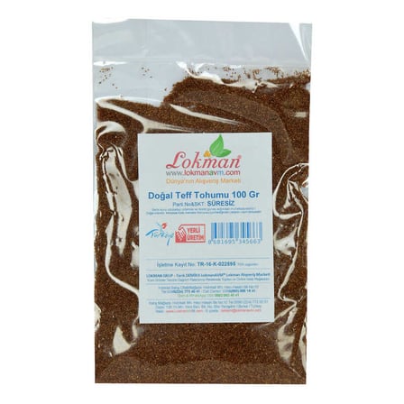 Doğal Teff Tohumu 100 Gr Paket - OEM458-10226