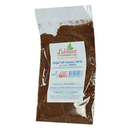 Doğal Teff Tohumu 100 Gr Paket - OEM458-10226