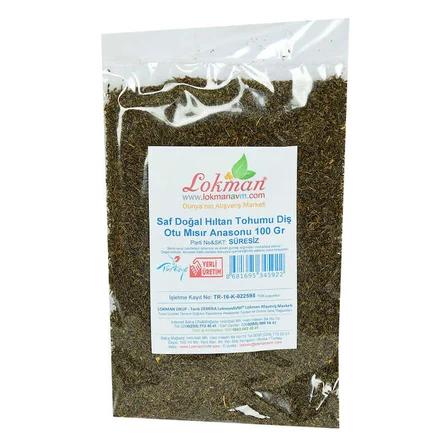 Hıltan Tohumu Diş Otu Mısır Anasonu Doğal 100 Gr Paket - OEM458-10232