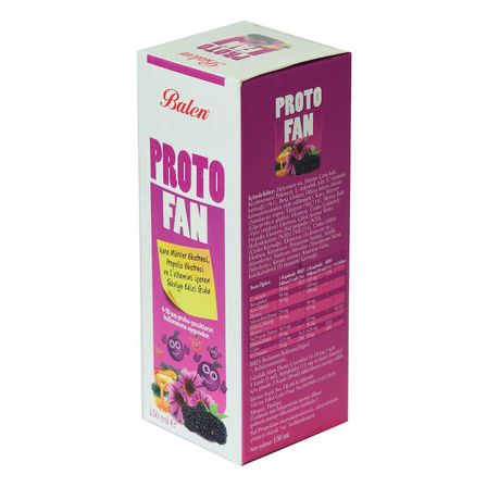 ProtoFan Kara Mürver Propolis Ekstratlı C Vitaminli Takviye Edici Gıda 150 ML - OEM458-10307