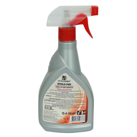 World-Max Tüm Yüzeylerde Leke ve Kir Çözücü Sprey Şişe 500 ML - OEM458-10313