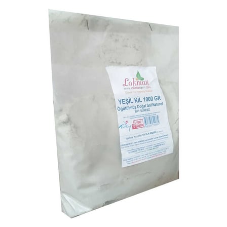 Yeşil Kil Öğütülmüş Doğal Saf Naturel 1000 Gr Paket - OEM458-10327