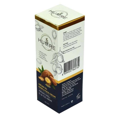 Humre Argan Yağlı E Vitaminli El ve Yüz Kremi 150 ML - OEM458-10392