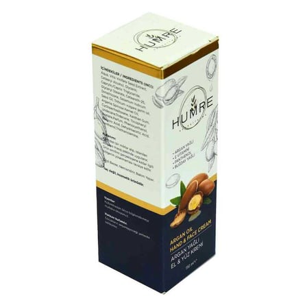 Humre Argan Yağlı E Vitaminli El ve Yüz Kremi 150 ML - OEM458-10392