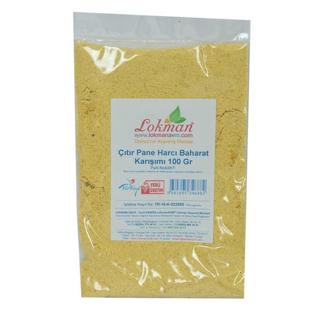 Çıtır Pane Harcı Baharat Karışımı 100 Gr Paket - OEM458-10457