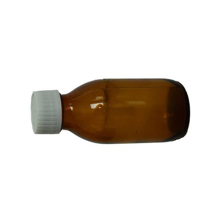 Boş Kilitli Kapaklı Cam Şişe Koyu Renkli 100 cc - OEM458-10609