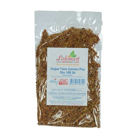 Çemen Poy Otu Tane Doğal 100 Gr Paket - OEM458-10832