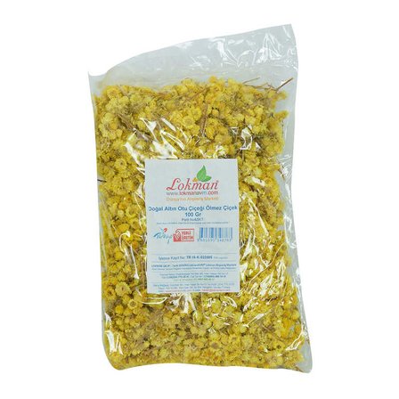 Altın Otu Çiçeği Ölmez Çiçek Doğal 100 Gr Paket - OEM458-10886