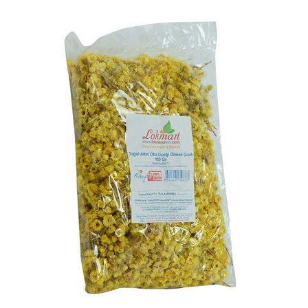 Altın Otu Çiçeği Ölmez Çiçek Doğal 100 Gr Paket - OEM458-10886