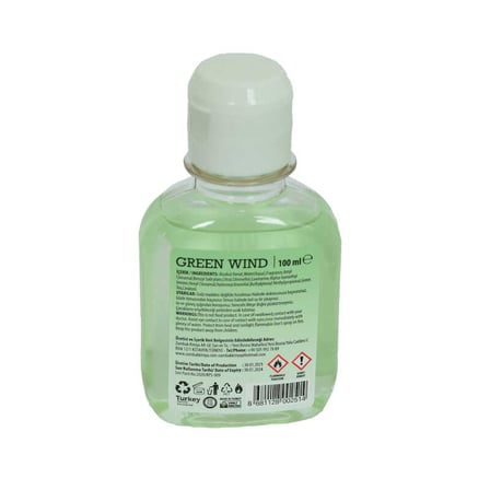 Yeşil Çaylı Kolonya Green Wınd Eau De Cologne 80 Derece 100 ML - OEM458-10928
