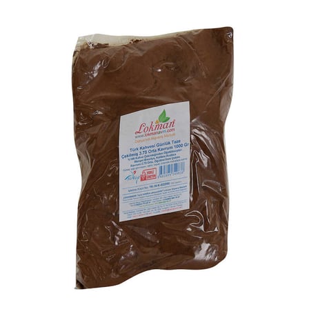 Türk Kahvesi Günlük Taze Çekilmiş 3.75 Orta Kavrum 1000 Gr Paket - OEM458-11057