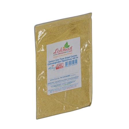 Çemen Unu Tane Doğal Çemen Çekirdeğinden Öğütülmüş 100 Gr Paket - OEM458-11060