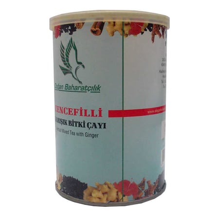 Zencefilli Karışık Bitkisel Çay 100 Gr Teneke Kutu - OEM458-628