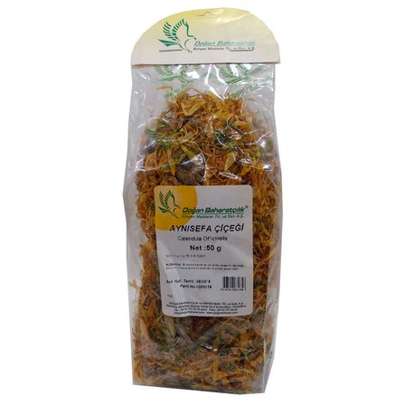 Aynısefa Çiçeği Portakal Nergisi Çiçeği Doğal Calendula 50 Gr Paket - OEM458-7557