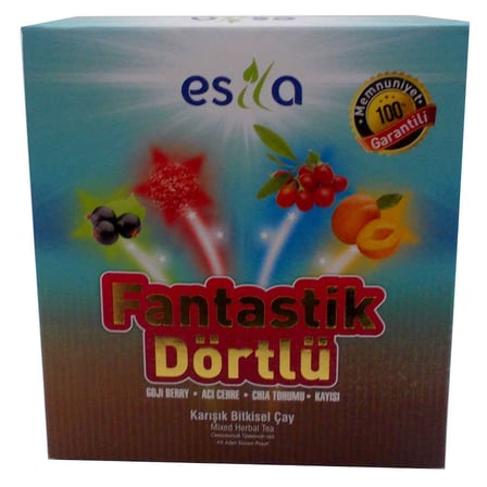 Fantastik Dörtlü Bitkisel Yaz Çayı 45 Süzen Poşet - OEM458-7565