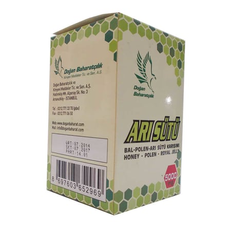 Bal Polen Arı Sütü Karışımı Bebe Doz 5000 Mg - OEM458-7589