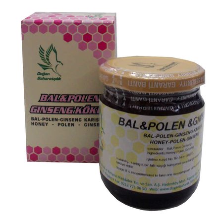 Bal Polen Ginsengli Karışım Cam Kavanoz 230 Gr - OEM458-7723