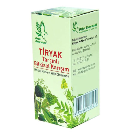Tiryak Tarçınlı Bitkisel Karışım 50 cc - OEM458-7938