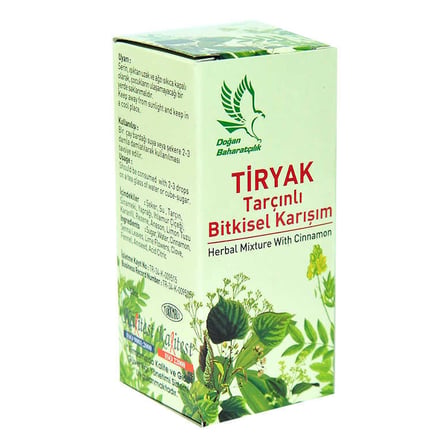 Tiryak Tarçınlı Bitkisel Karışım 50 cc - OEM458-7938
