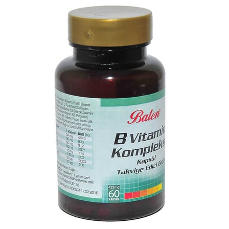 B Vitamin Kompleksi 60 Kapsül - OEM458-8015