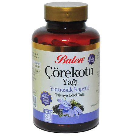 Çörek Otu Yağı 1380 Mg Yumuşak 80 Kapsül - OEM458-8057