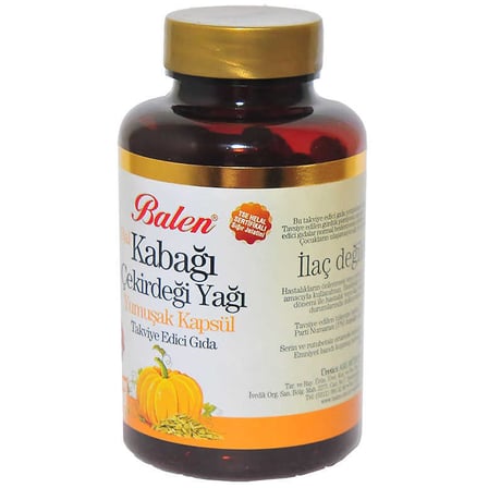 Bal Kabağı Çekirdeği Yağı Yumuşak 100 Kapsül - OEM458-8058