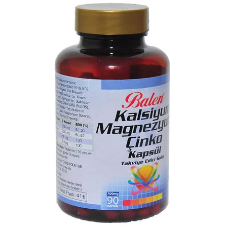 Kalsiyum Magnezyum Çinko 90 Kapsül - OEM458-8063