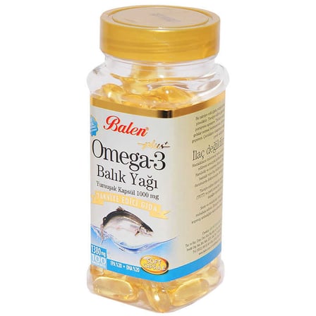 Omega 3 Plus+ Balık Yağı Yumuşak 100 Kapsül - OEM458-8065