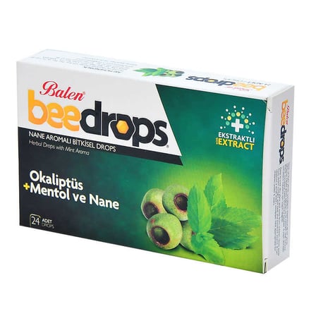 Nane Aromalı Bitkisel Drops 24 Adet - OEM458-8074