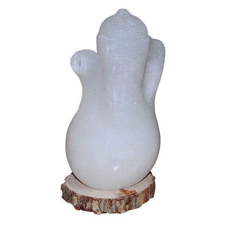 İbrik Şekilli Doğal Kaya Tuzu Lambası Çankırı Kablolu Ampullü Beyaz 5-7 Kg - OEM458-8110