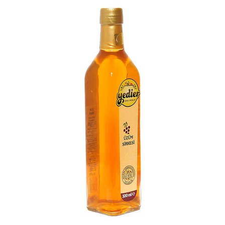 Doğal Fermantasyon Katkısız İçilebilir Üzüm Sirkesi Cam Şişe 500 ML - OEM458-8309