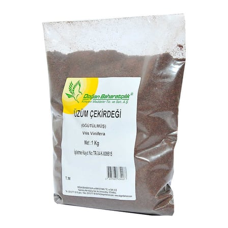 Üzüm Çekirdeği Öğütülmüş Doğal 1000 Gr Paket - OEM458-8718