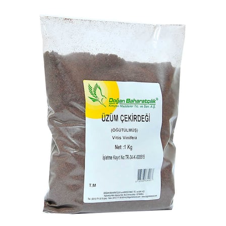 Üzüm Çekirdeği Öğütülmüş Doğal 1000 Gr Paket - OEM458-8718