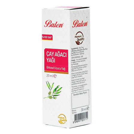 Çay Ağacı Yağı (Distilasyon) 20 ML Cam Şişe - OEM458-8728