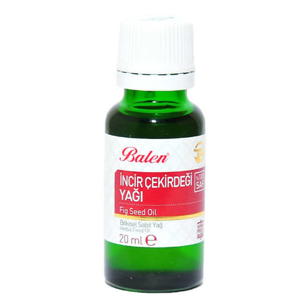 İncir Çekirdeği Yağı Soğuk Pres 20 ML Cam Şişe - OEM458-8729