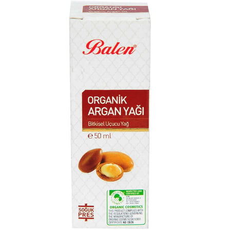 Argan Yağı Organik Soğuk Pres 50 ML Cam Şişe - OEM458-8737
